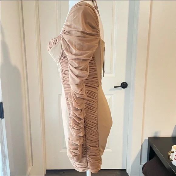 House Of CB Sebastiana Ruched Corset Mini Dress Medium - Picture 5 of 10